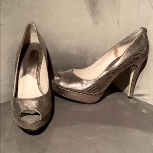 Pewter Michael Kors heels